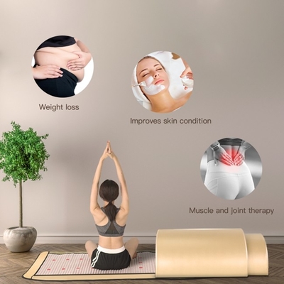 Physiotherapie-schwitzte weiter Infrarothauben-Sauna Detox des Körper-1200W liegendes