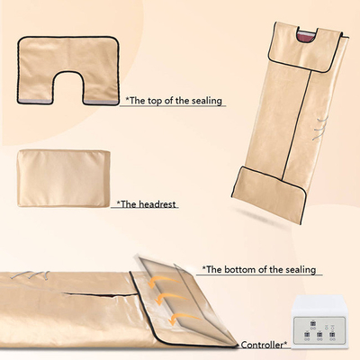 3 Zonen, die Infrarotsauna-umfassende Gewichtsverlust-Körper-Sauna-Tasche erhitzen